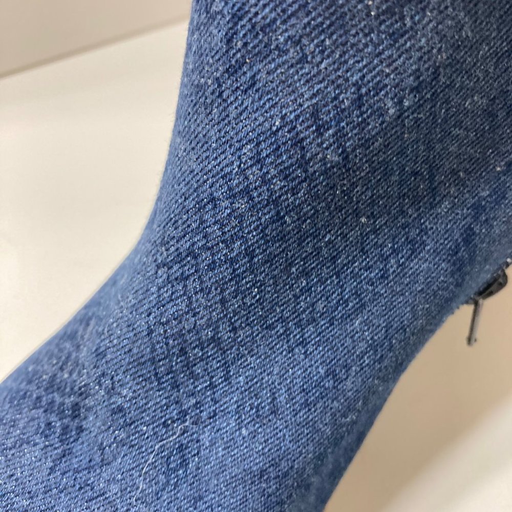 NWOT Style & Co Masrinaa Zip Bootie Blu snake 10.5 - Picture 2 of 6